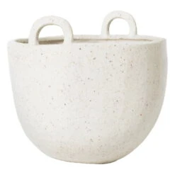 Ferm LIVING Speckle Pot, Off-white