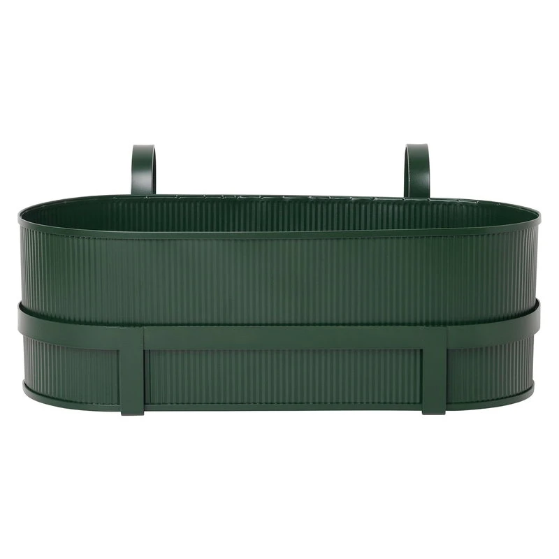 Ferm LIVING Bau Balcony Box, Dark Green 3 Ferm LIVING Bau Balcony Box, Dark Green