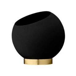 AYTM Globe Flower Pot, S, Black