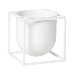 By Lassen Kubus Flowerpot 14, White