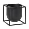By Lassen Kubus Flowerpot 14, Black -FINISH DESIGN SHOP 115ByLassen 19 TH