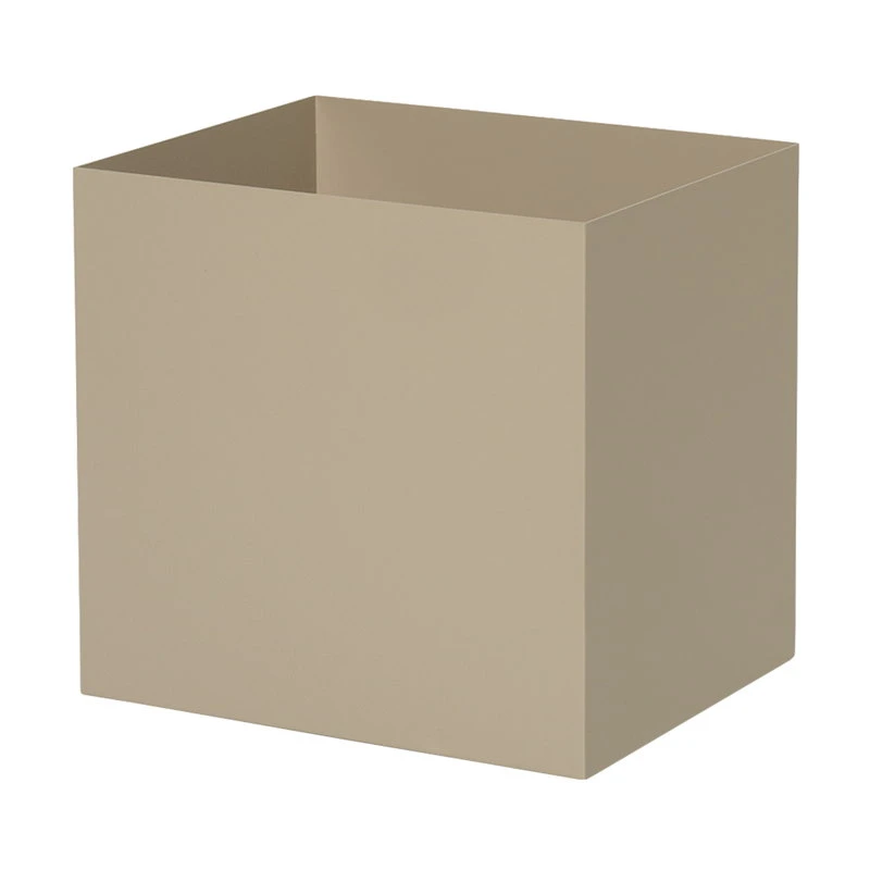 Ferm LIVING Plant Box Pot, Square, Cashmere 3 Ferm LIVING Plant Box Pot, Square, Cashmere