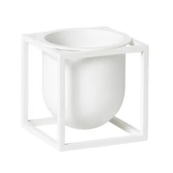 By Lassen Kubus Flowerpot 10, White