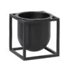By Lassen Kubus Flowerpot 10, Black -FINISH DESIGN SHOP 117ByLassen 19 TH