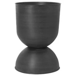 Ferm LIVING Hourglass Pot, L, Black