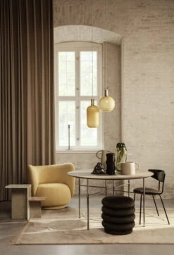 Ferm LIVING Water Swirl Vase, Tall, Moss Green -FINISH DESIGN SHOP 15 0359