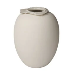 Northern Brim Vase, 28 Cm, Beige