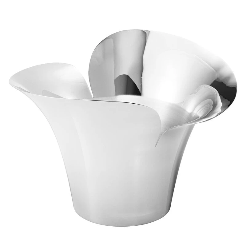 Georg Jensen Bloom Botanica Flower Pot, M, Stainless Steel 3 Georg Jensen Bloom Botanica Flower Pot, M, Stainless Steel