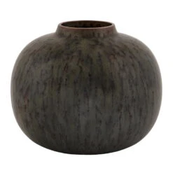 Klassik Studio Alvin Round Vase, Green