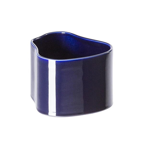 Artek Riihitie Plant Pot A, Small, Blue Gloss 3 Artek Riihitie Plant Pot A, Small, Blue Gloss