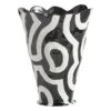 HAY Jessica Hans Shadow Vase, Black - White -FINISH DESIGN SHOP 541358 Jessica Hans Shadow Vase black and white