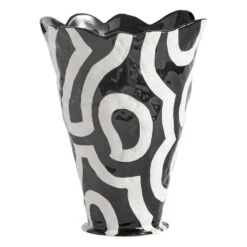 HAY Jessica Hans Shadow Vase, Black - White
