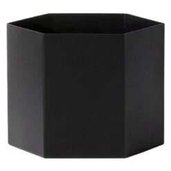 Ferm LIVING Hexagon Pot, XL, Black