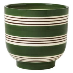 Kähler Omaggio Nuovo Flowerpot, 15 Cm, Green