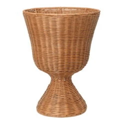 Ferm LIVING Agnes Plant Stand, 45 Cm, Rattan