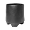 Ferm LIVING Esca Pot, Small, 17 Cm, Black -FINISH DESIGN SHOP 733FermLiving AK