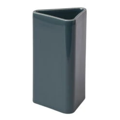 Raawii Canvas Vase, Small, Peacock Blue