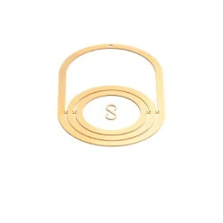 Fundamental Berlin Air Pendant Plant Holder, Brass -FINISH DESIGN SHOP AIR PENDANT flat