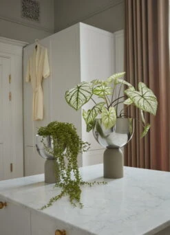 AYTM Torus Flowerpot, M, Silver - Taupe 8 AYTM Torus Flowerpot, M, Silver - Taupe -FINISH DESIGN SHOP AYTM 02 216