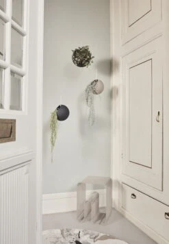 AYTM Globe Hanging Flowerpot, Large, Black - Gold -FINISH DESIGN SHOP AYTM 04 401