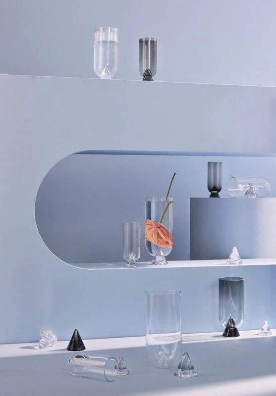 AYTM Glacies Vase, M, Clear 5 AYTM Glacies Vase, M, Clear - Image 3