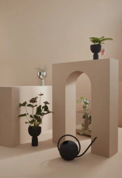 AYTM Torus Flowerpot, S, Black -FINISH DESIGN SHOP AYTM S1 01 071