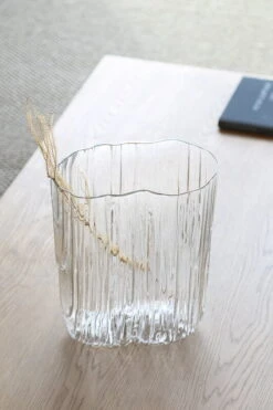 Antrei Hartikainen Melt Vase, XL, Clear -FINISH DESIGN SHOP Antrei Hartikainen Melt vases XL size clear Photo by Antrei Hartikainen 62