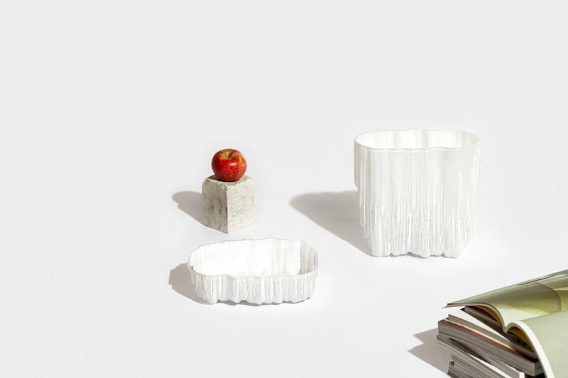 Antrei Hartikainen Melt Vase, L, White 7 Antrei Hartikainen Melt Vase, L, White - Image 5