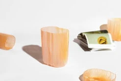 Antrei Hartikainen Melt Vase, L, Peach -FINISH DESIGN SHOP Antrei Hartikainen Melt XL L M S size peach