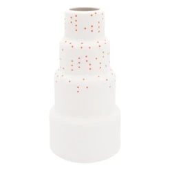 1616 / Arita Japan SB Vase, High, Red Dots