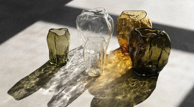 New Works Blæhr Vase, Large, Clear 8 New Works Blæhr Vase, Large, Clear - Image 6