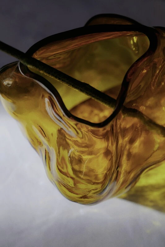 New Works Blæhr Vase, Large, Amber 8 New Works Blæhr Vase, Large, Amber - Image 6