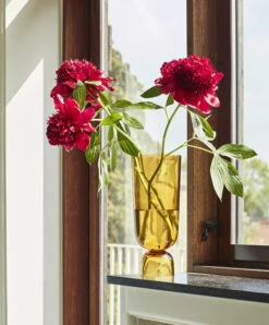 HAY Bottoms Up Vase, L, Amber 10 HAY Bottoms Up Vase, L, Amber -FINISH DESIGN SHOP Bottoms Up Vase L amber