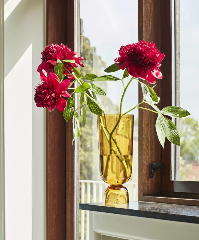 HAY Bottoms Up Vase, L, Amber 5 HAY Bottoms Up Vase, L, Amber - Image 3