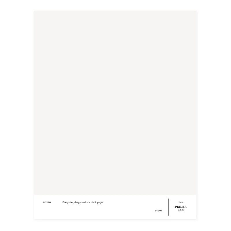 Cover Story Cover Story Paint Sample, 000 PRIMER - White 3 Cover Story Cover Story Paint Sample, 000 PRIMER - White