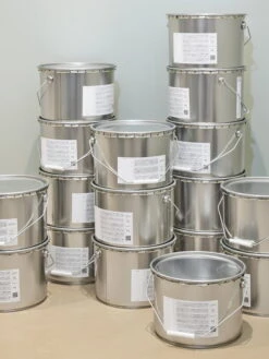 Cover Story Interior Paint, 9 L, 018 ERNEST - Warm Mid Blue -FINISH DESIGN SHOP CoverStory 9L cans3