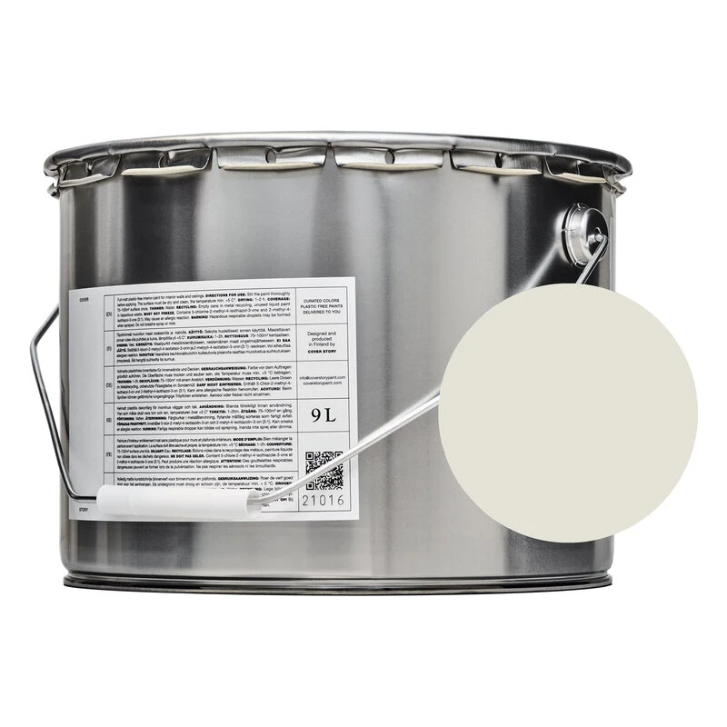 Cover Story Interior Paint, 9 L, 005 KIM - Steam White 3 Cover Story Interior Paint, 9 L, 005 KIM - Steam White