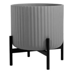 Elementa Pot, Medium, Grey -FINISH DESIGN SHOP ELMKLL1BL KLMEDCTGR 3 EE