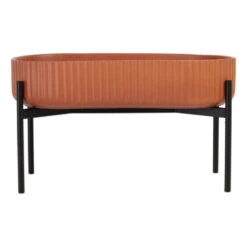 Elementa Klorofyll Planter With Stand, Oval, Terracotta