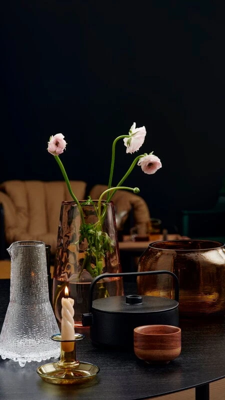 Normann Copenhagen Step Vase 16 Cm, Brown 6 Normann Copenhagen Step Vase 16 Cm, Brown - Image 4