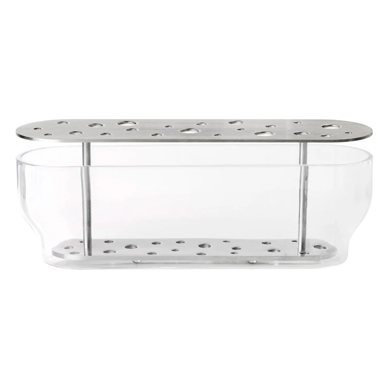 Fritz Hansen Ikebana Vase, Long, Steel 3 Fritz Hansen Ikebana Vase, Long, Steel