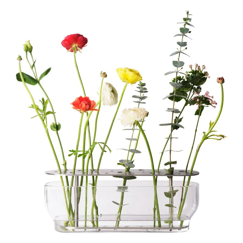 Fritz Hansen Ikebana Vase, Long, Steel 4 Fritz Hansen Ikebana Vase, Long, Steel - Image 2