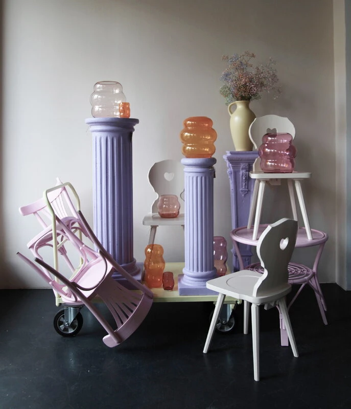 Fundamental Berlin Muse Vase, Small, Saffron 7 Fundamental Berlin Muse Vase, Small, Saffron - Image 5