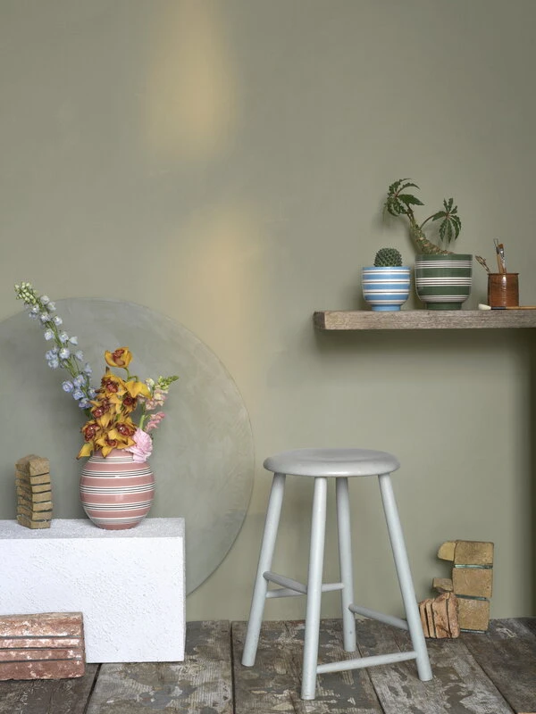 Kähler Omaggio Nuovo Flowerpot, 12 Cm, Blue - Image 4