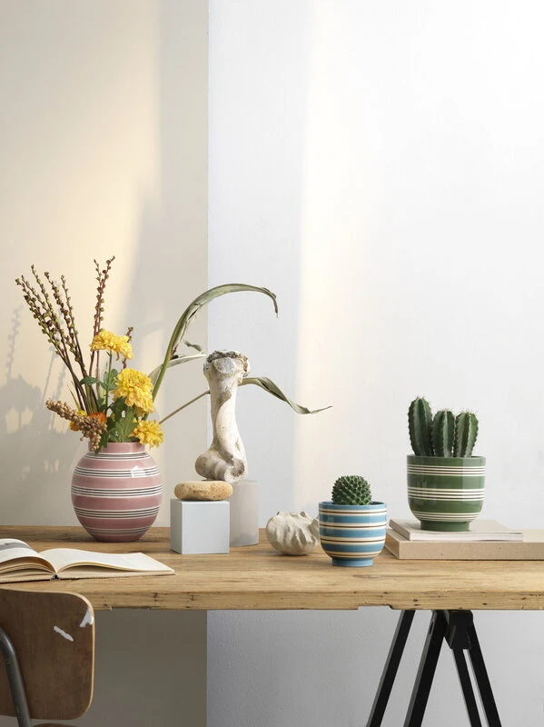 Kähler Omaggio Nuovo Flowerpot, 15 Cm, Green 6 Kähler Omaggio Nuovo Flowerpot, 15 Cm, Green - Image 4