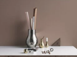 Georg Jensen Cafu Vase, Medium, Steel -FINISH DESIGN SHOP LIVING AW15 CAFU 02