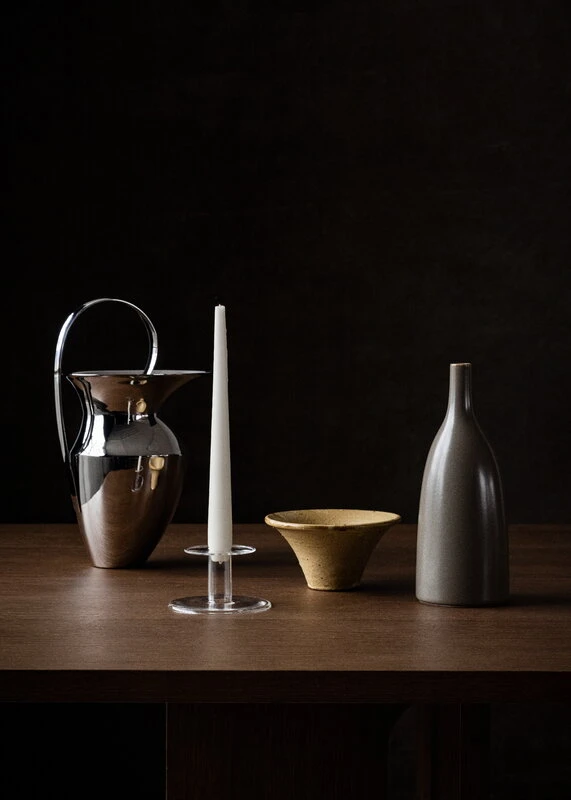 MENU Strandgade Stem Ceramic Vase, Olive Green 7 MENU Strandgade Stem Ceramic Vase, Olive Green - Image 5