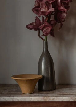 MENU Strandgade Stem Ceramic Vase, Olive Green 10 MENU Strandgade Stem Ceramic Vase, Olive Green -FINISH DESIGN SHOP MENU Triptych bowl Strandgade Stem Vase 1