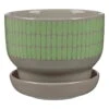 Marimekko Oiva - Alku Flower Pot, 13,5 Cm, Terra - Mint -FINISH DESIGN SHOP MM 231 alku flower pot 135cm FR1