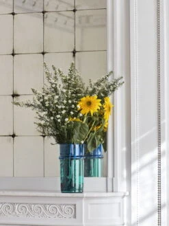 HAY Moroccan Vase, L, Blue - Green -FINISH DESIGN SHOP Moroccan Vase L blue and green